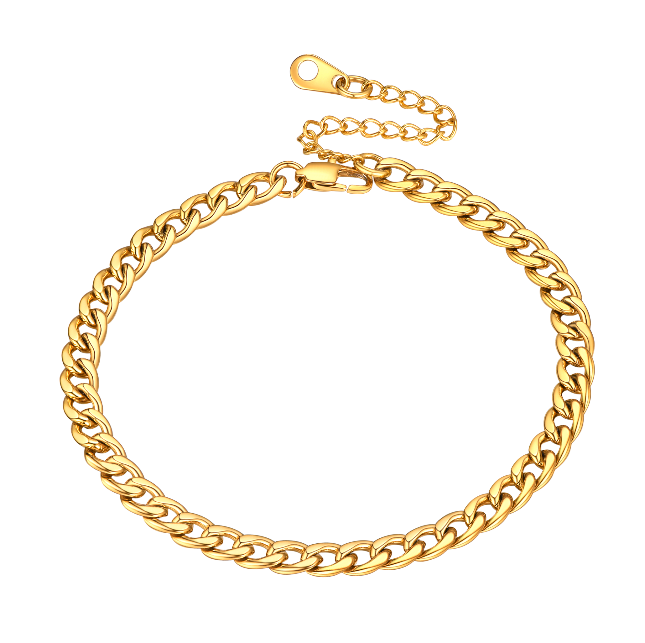Cuban Chain Anklet for or Beach Foot Jewelry