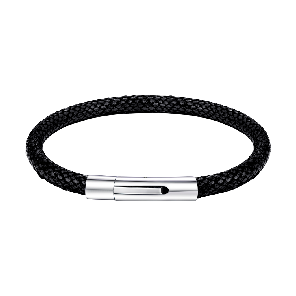 Clasp Braided Genuine Leather Bracelet Birthday Gift for
