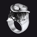 Plague Doctor Stainless Steel Ring for