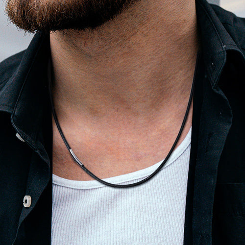 Braided Leather Cord Chain Wax Rope Necklace for 2mm/3mm