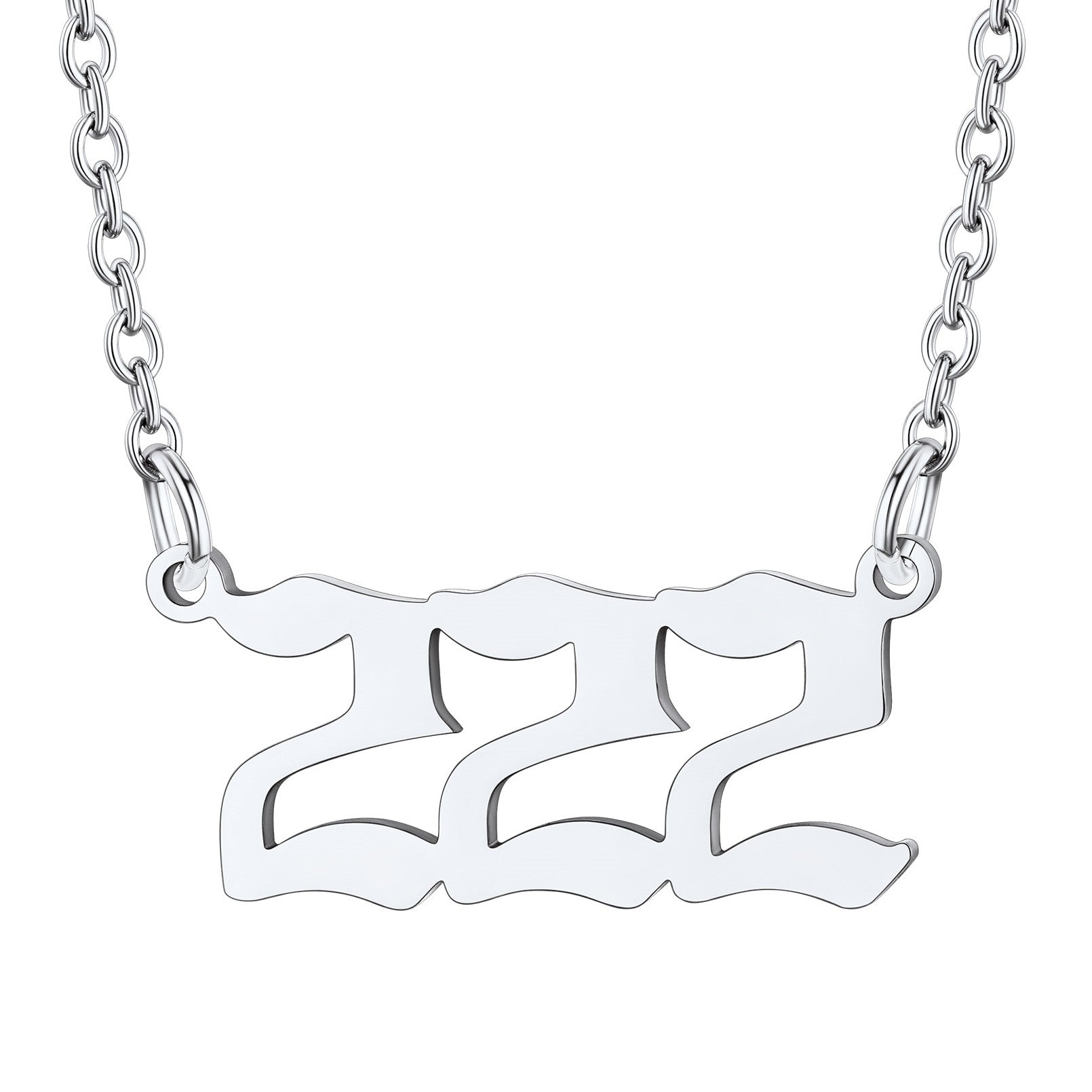 Personalized Angel Number Necklace for