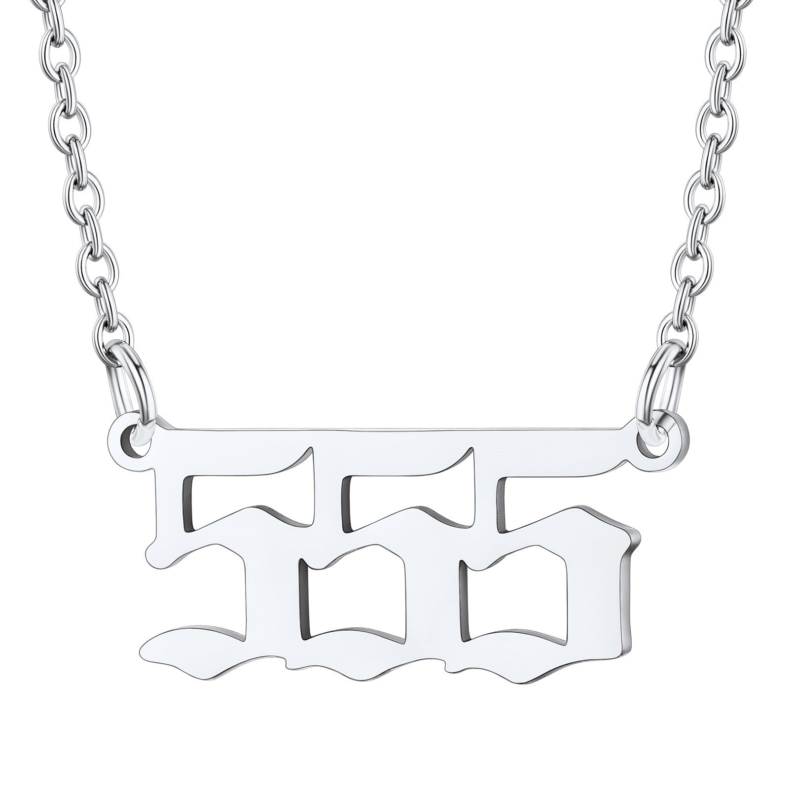 Personalized Angel Number Necklace for