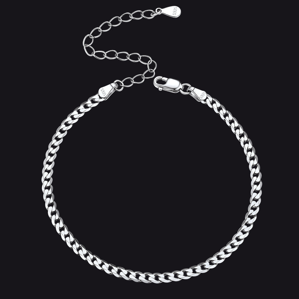 Sterling Silver Chain Link Bracelet for