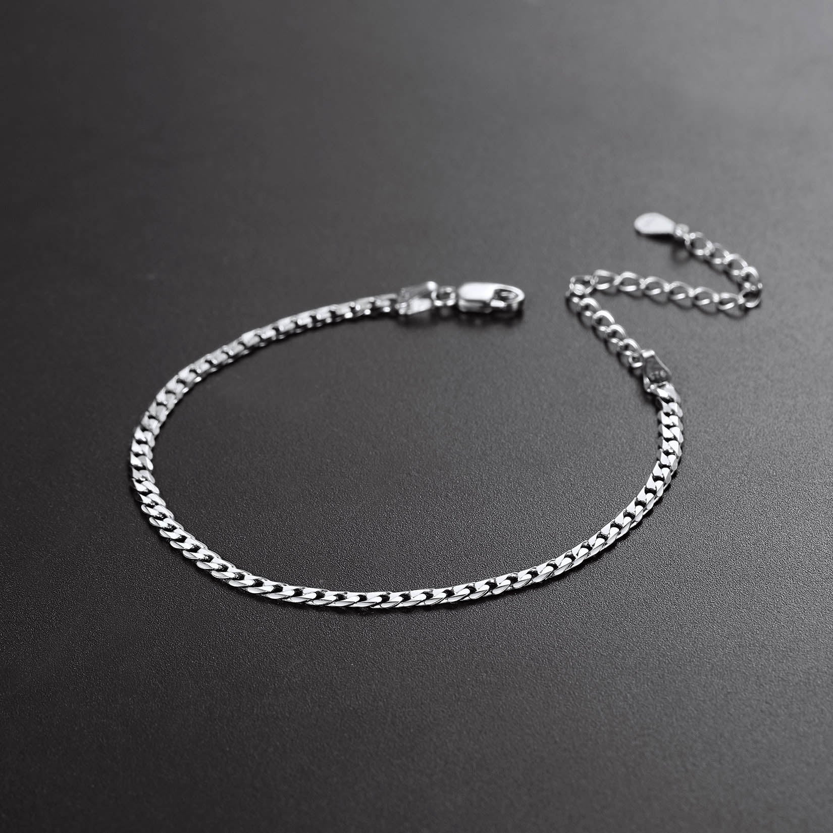Sterling Silver Chain Link Bracelet for