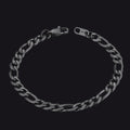 Thick Figaro Link Bracelet for 6/7/9mm Width