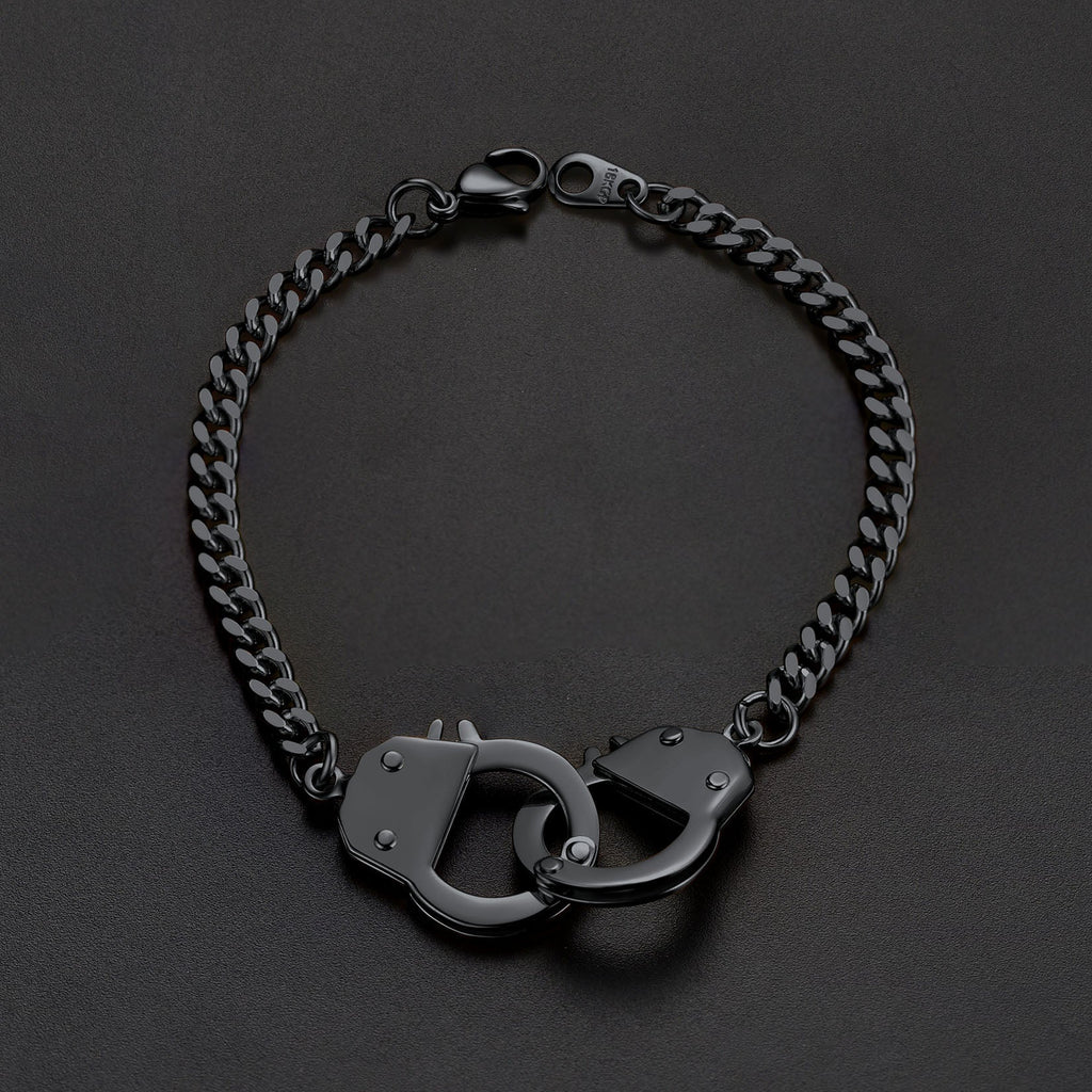 4mm Handcuff Chain Bracelet for Stainless Steel