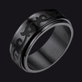 Celtic Knot Finger Spinner Band Ring for