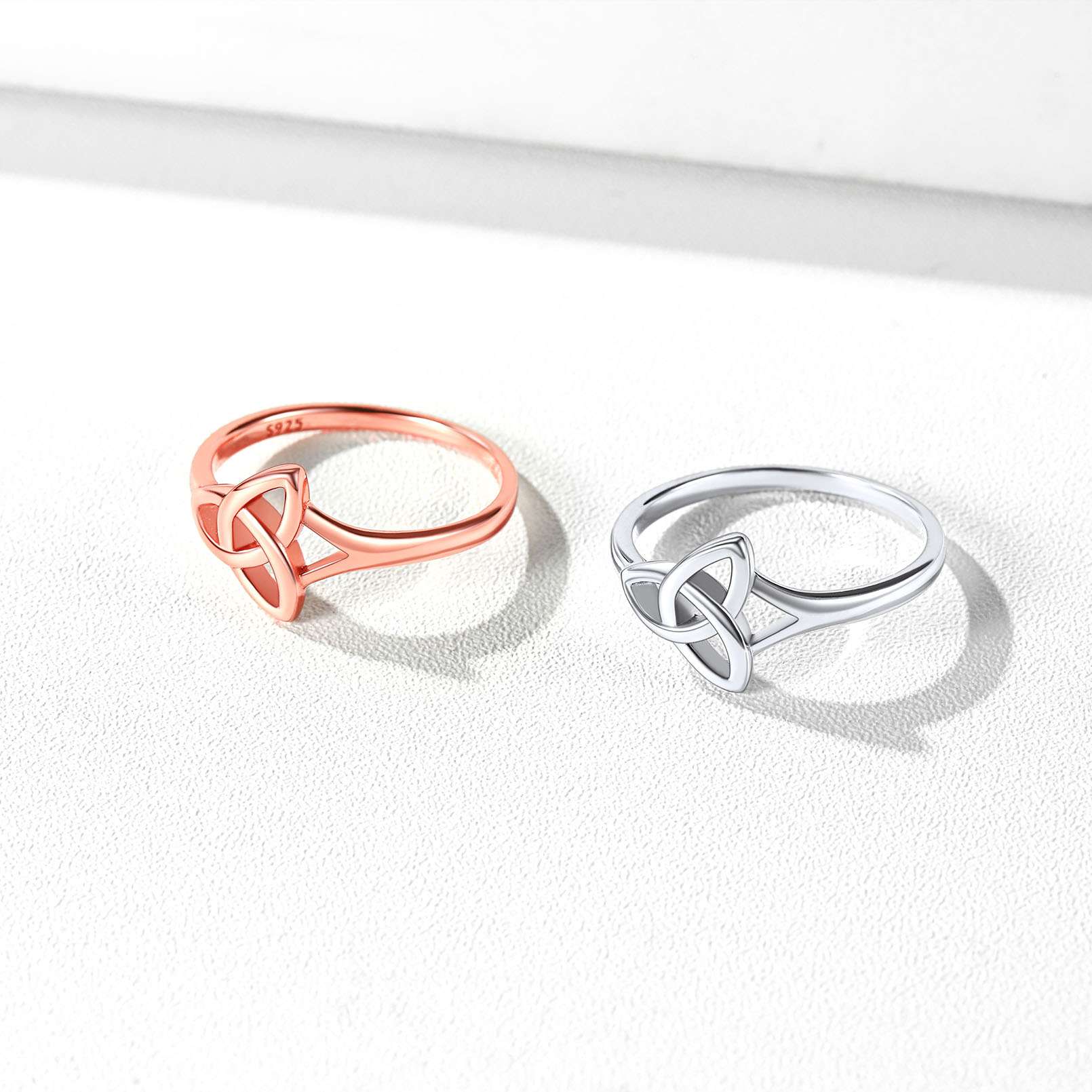 Faithheart Sterling Silver Celtic Knot Ring