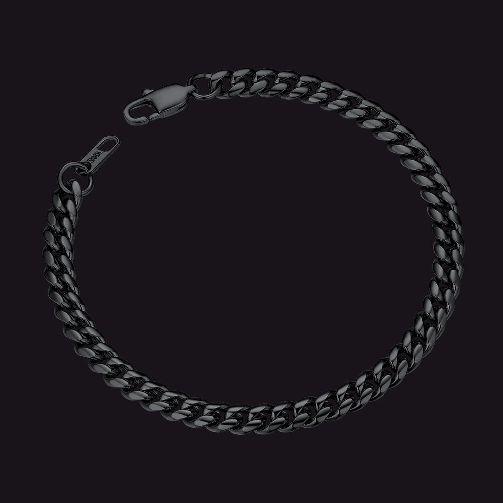 Stainless Steel Cuban Link Curb Bracelet for