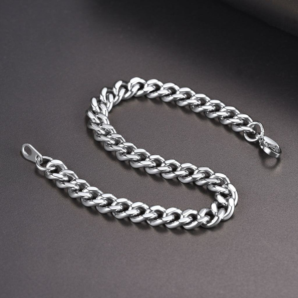 Thick Cuban Chain Link Bracelet for 5/7/9/12mm Width