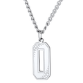 Custom Baseball Jersey Number Pendant Necklace for