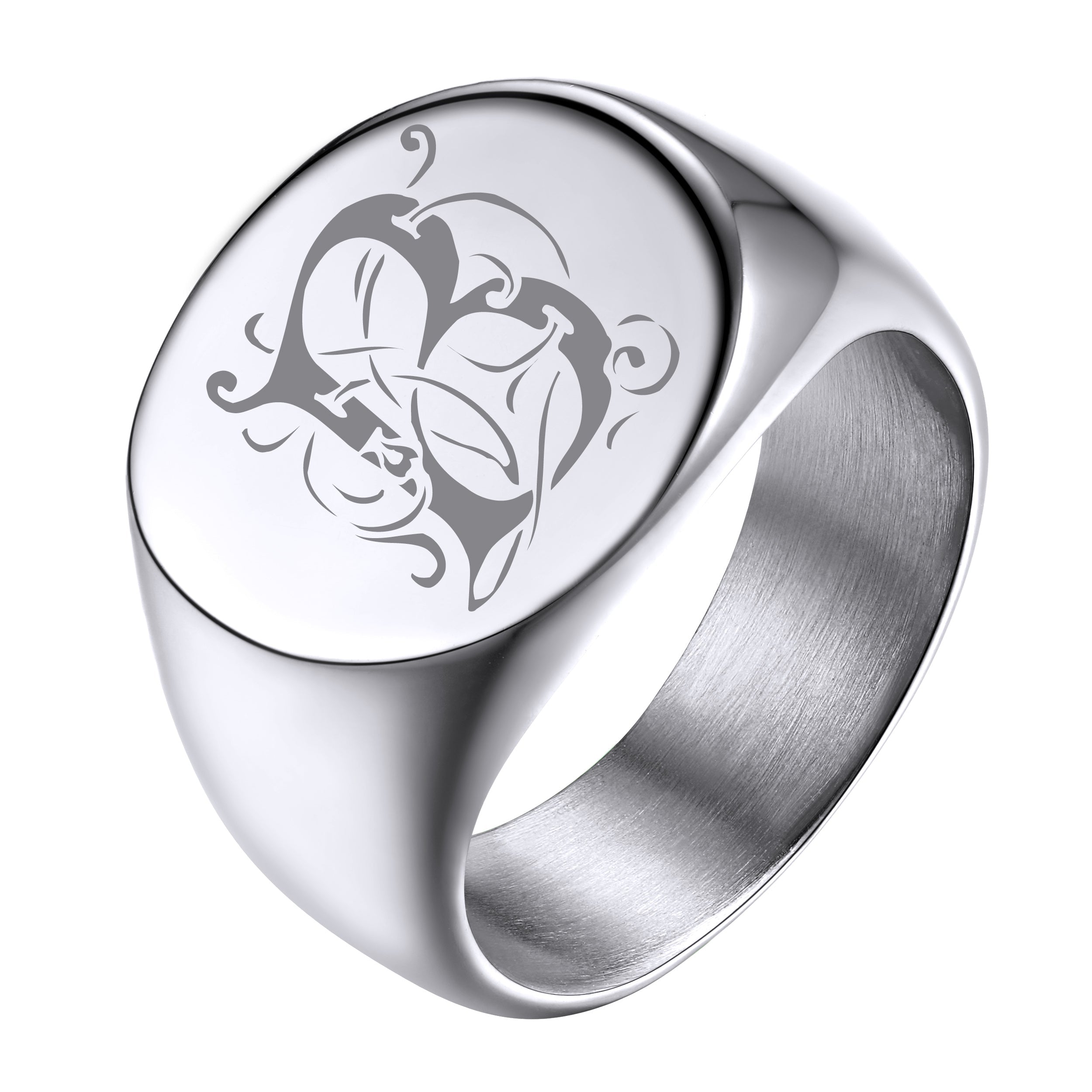 Customized Statement Signet Ring Gifts for