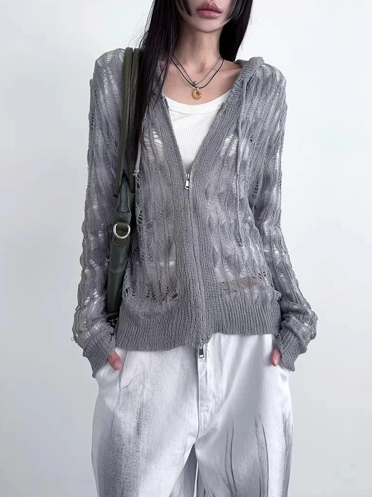 Hooded Cardigan