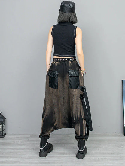 Gothic Leather Trousers Black