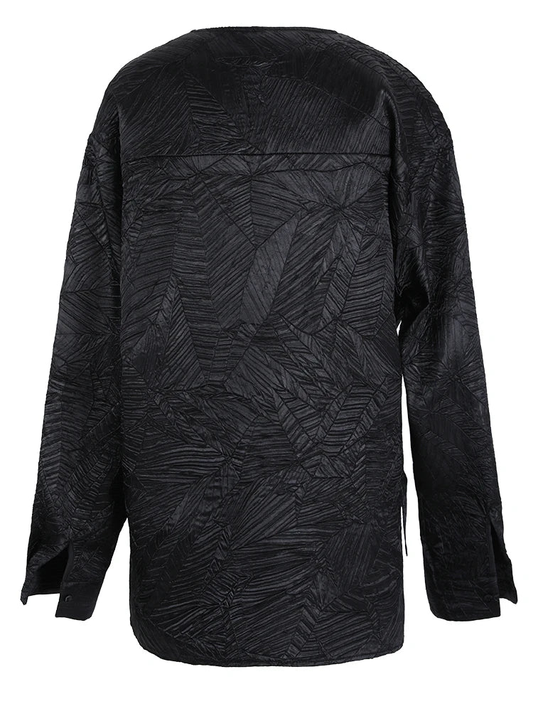 Long Sleeve Blouse Black