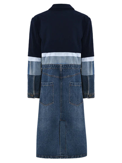 Denim Overcoat Blue