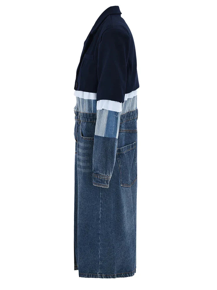 Denim Overcoat Blue
