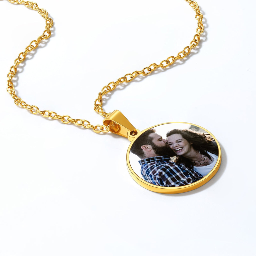 Customized Photo Fingerprint Necklace for