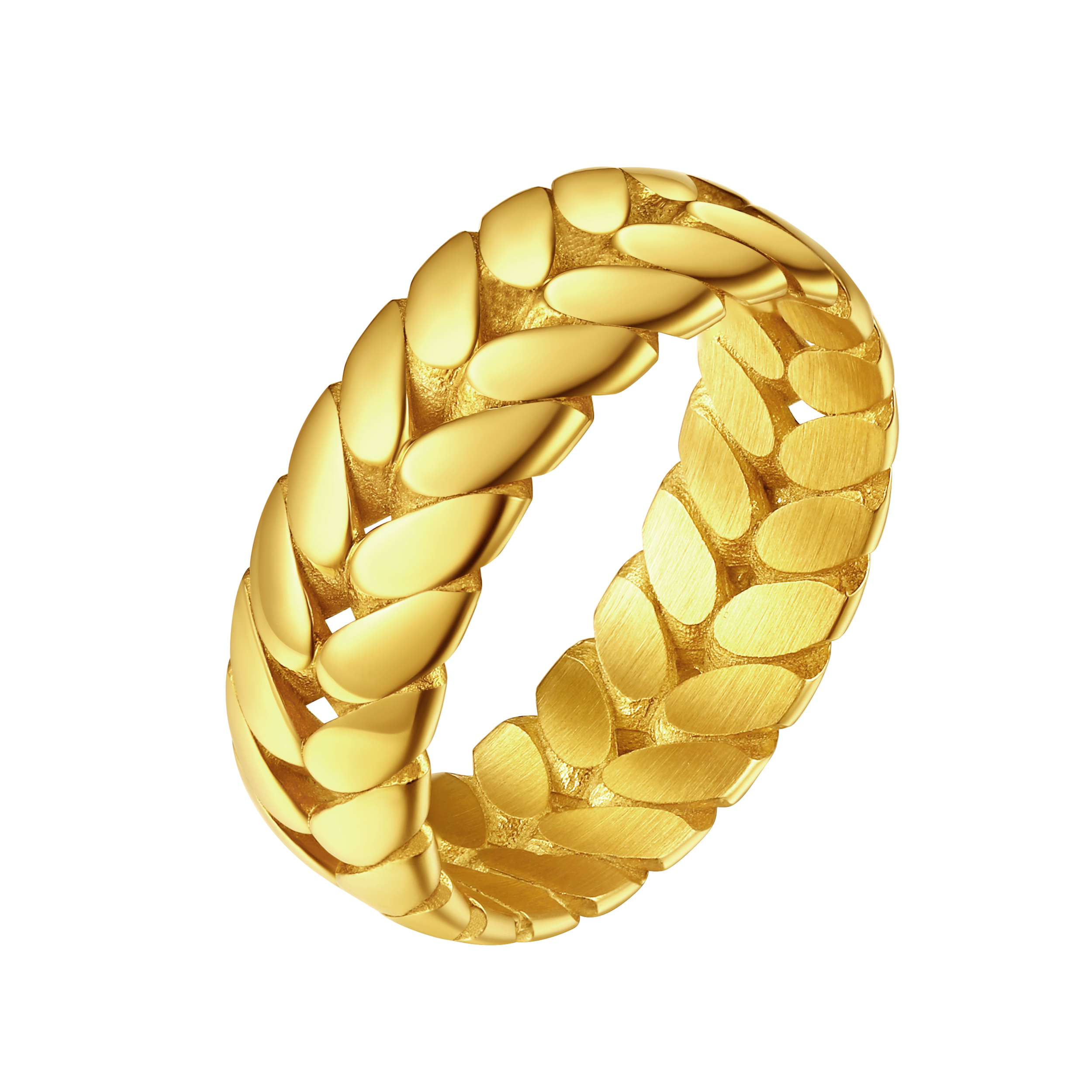 Flash Dainty Wheat Thumb Band Ring for