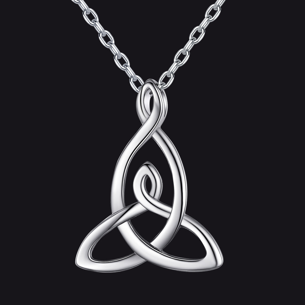Celtic Mother and Child Motherhood Necklace in Silver