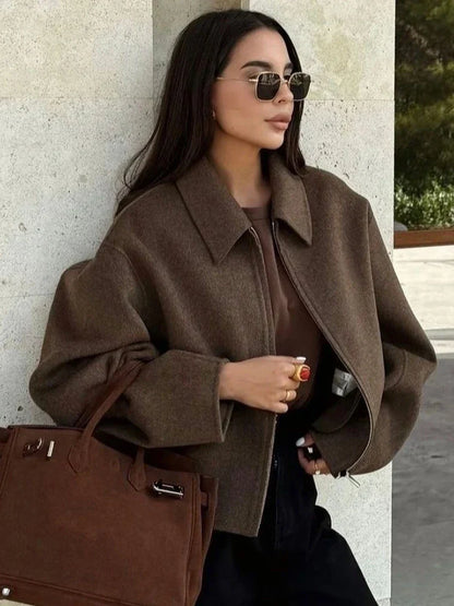 Woolen Jacket Brown