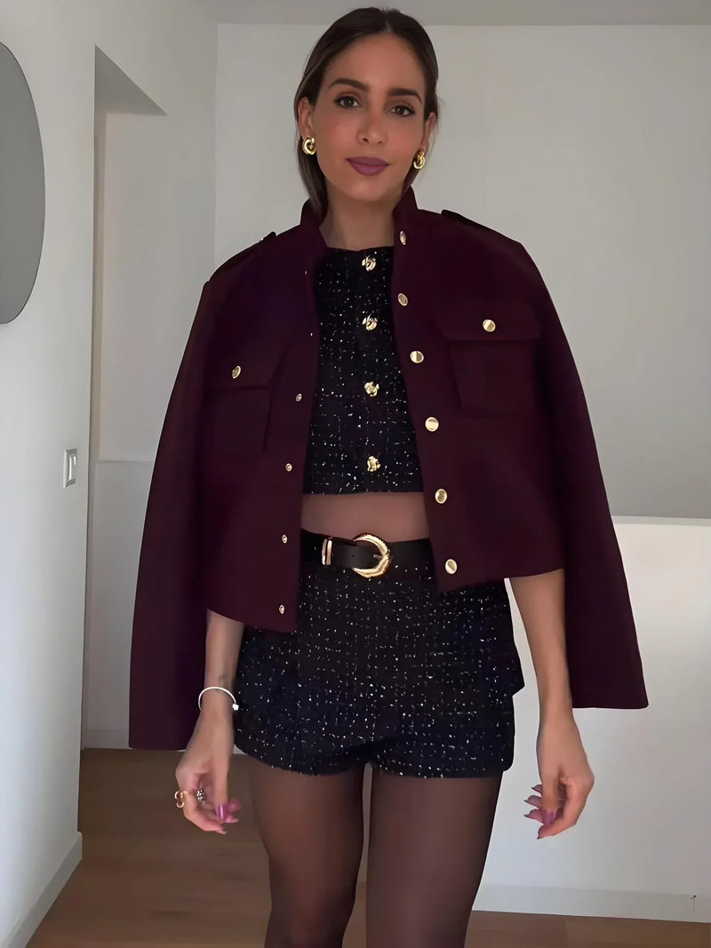 Classic Jacket Burgundy