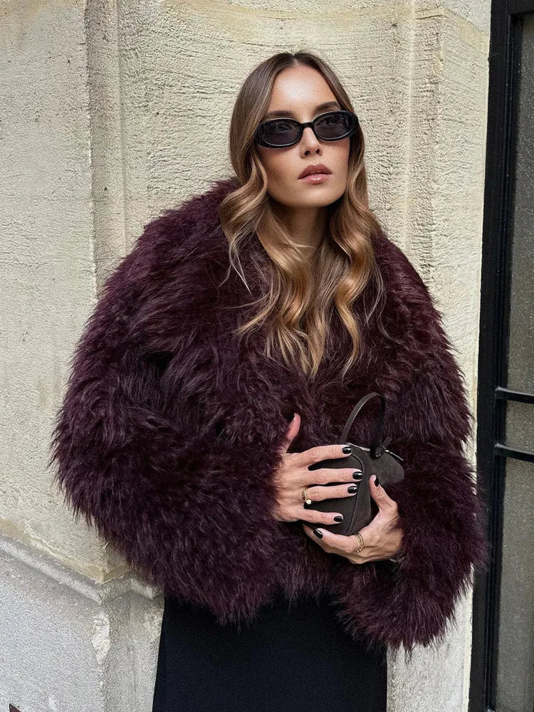 Warm Coat Burgundy