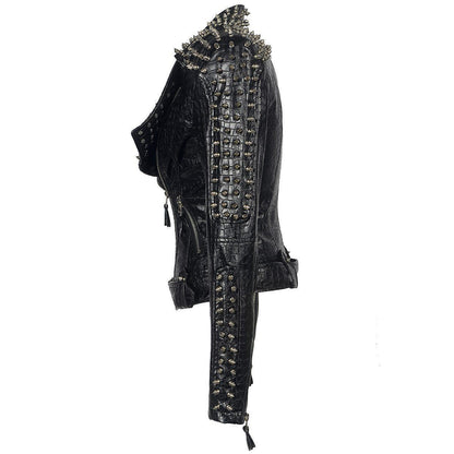 Spiked Leather Jacket