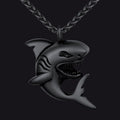 Stainless Steel Shark Pendant Necklace for