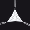 Custom Puzzle Piece Matching Necklaces Set for Bff Family