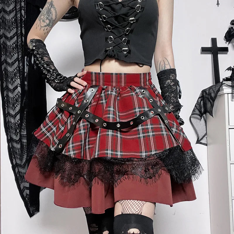 Mini Plaid Skirt