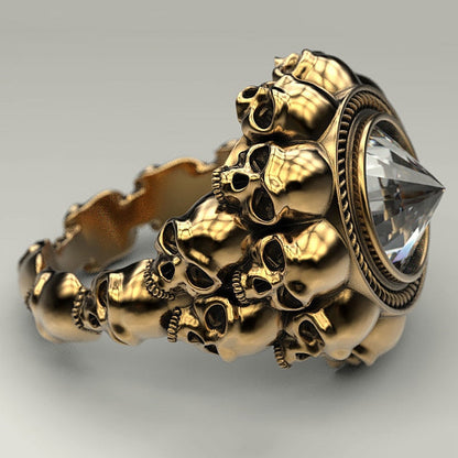 Retro Skull Ring
