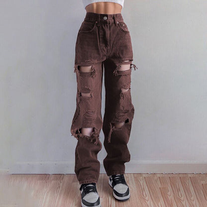 Ripped Gothic Jeans