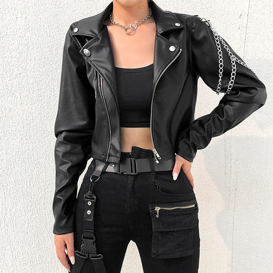 Faux Leather Jacket
