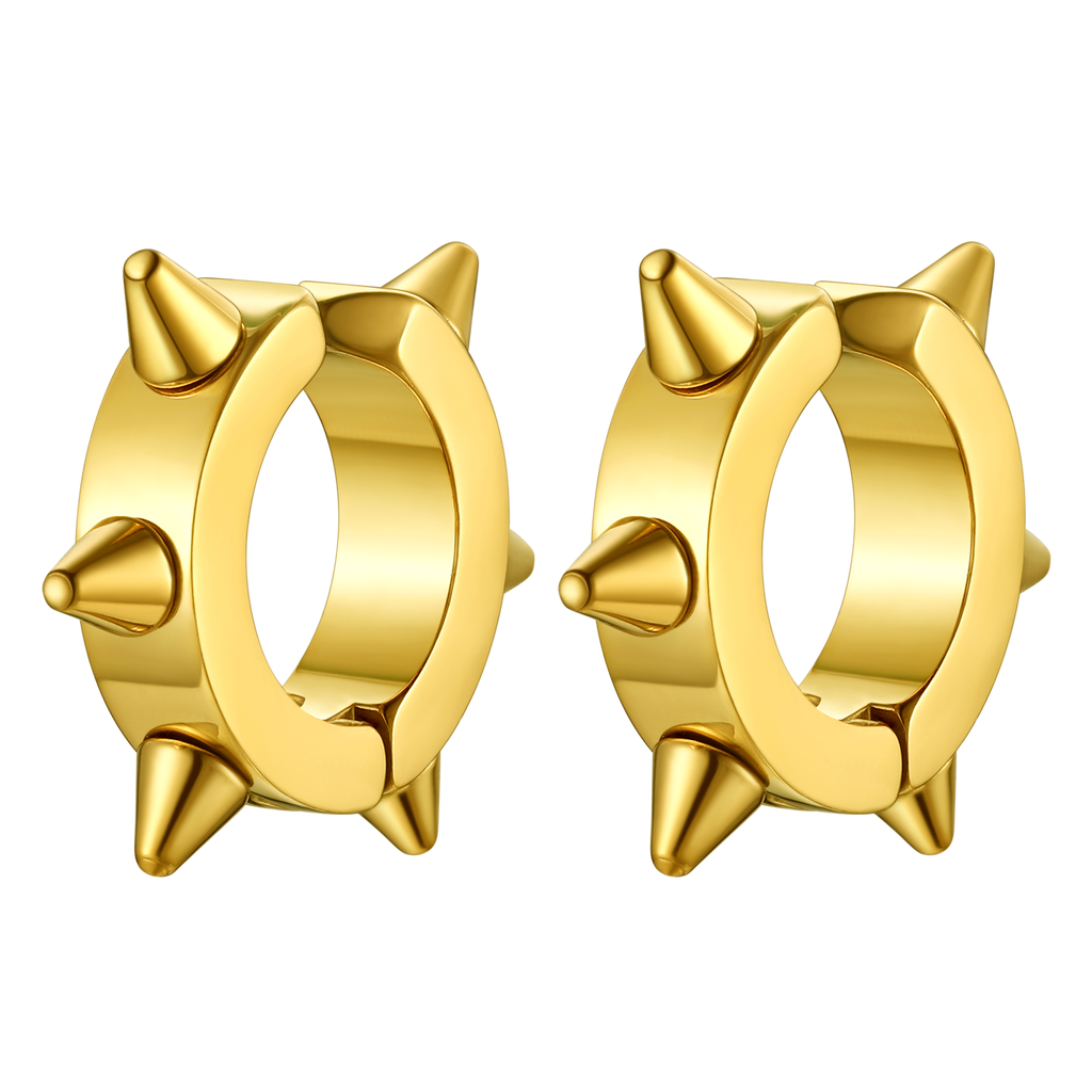 Flash Hook Hedgehog Ear Clip Earrings for