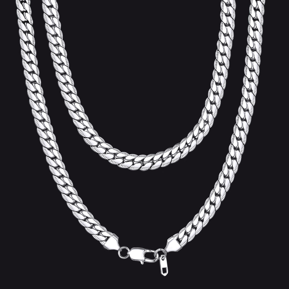 Thick Cuban Chain Stainless Steel Link Necklace for