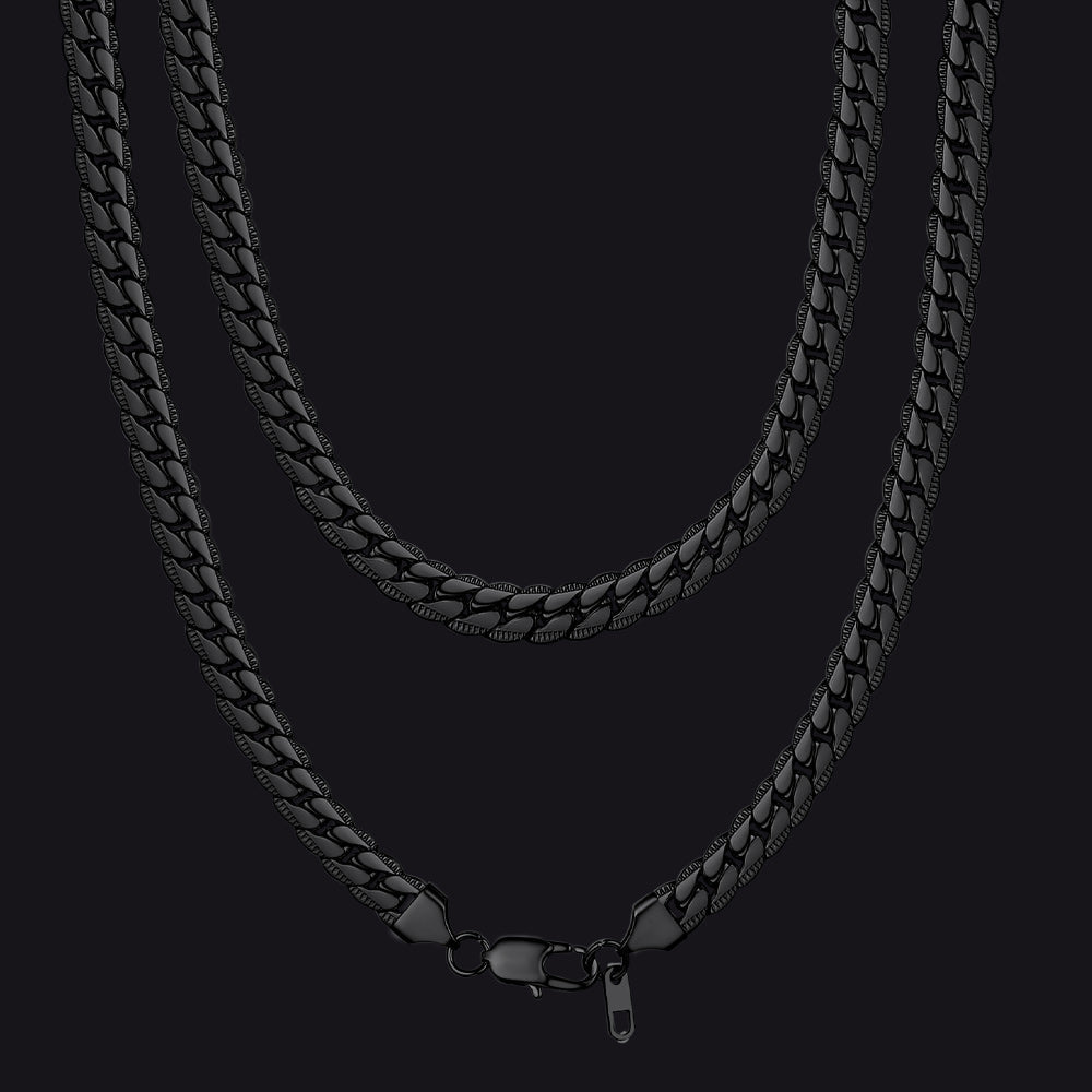 Thick Cuban Chain Stainless Steel Link Necklace for