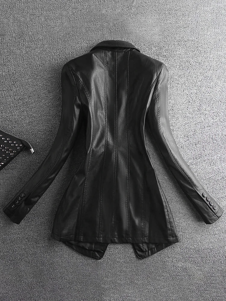 Leather Blazer