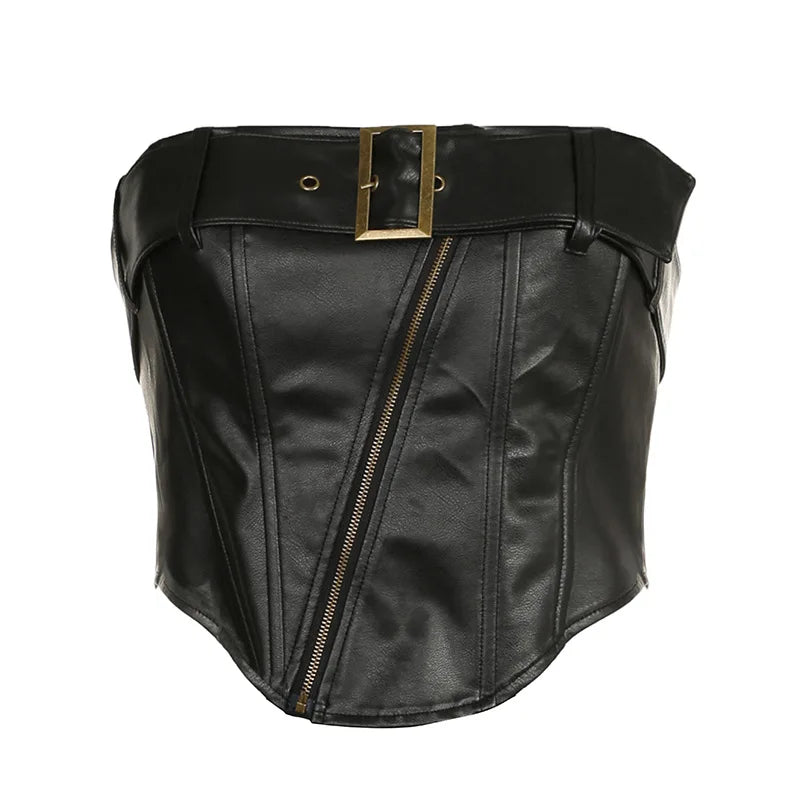 Leather Top