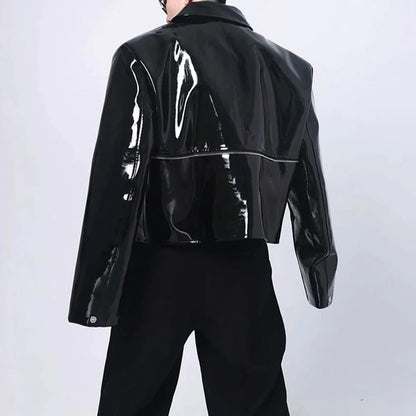 Shiny Leather Jacket