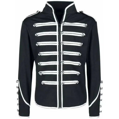 Retro Gothic Jacket Black