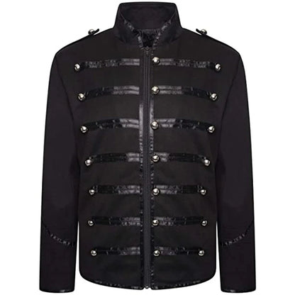 Retro Gothic Jacket Black