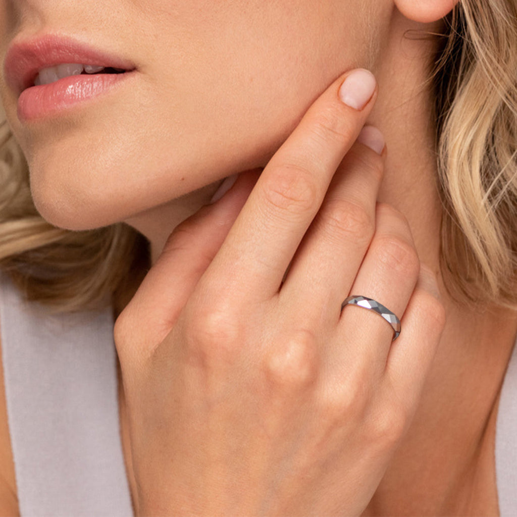 925 Sterling Silver 3mm Minimalist Band Rings for