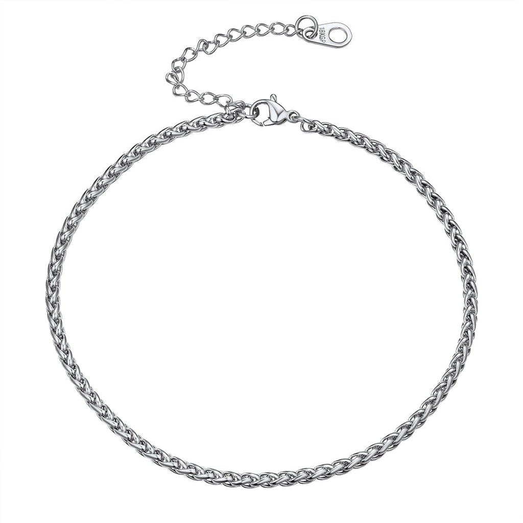 Stainless Steel Chain Anklets for