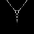 Hoop Spike Necklace