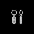 Razor Blade Hoop Earrings