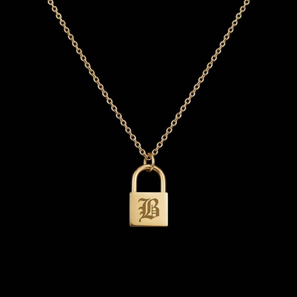 Gothic Lock Necklace