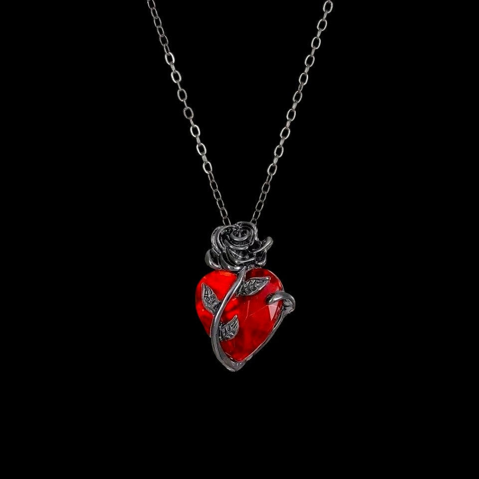 Blood Rose Necklace