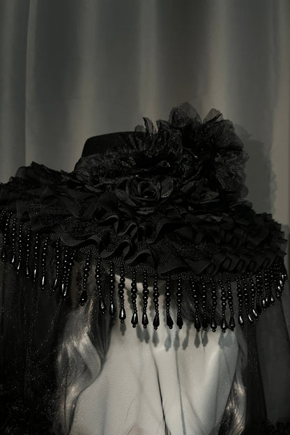 Sheer Design Lace Gothic Lolita Hat