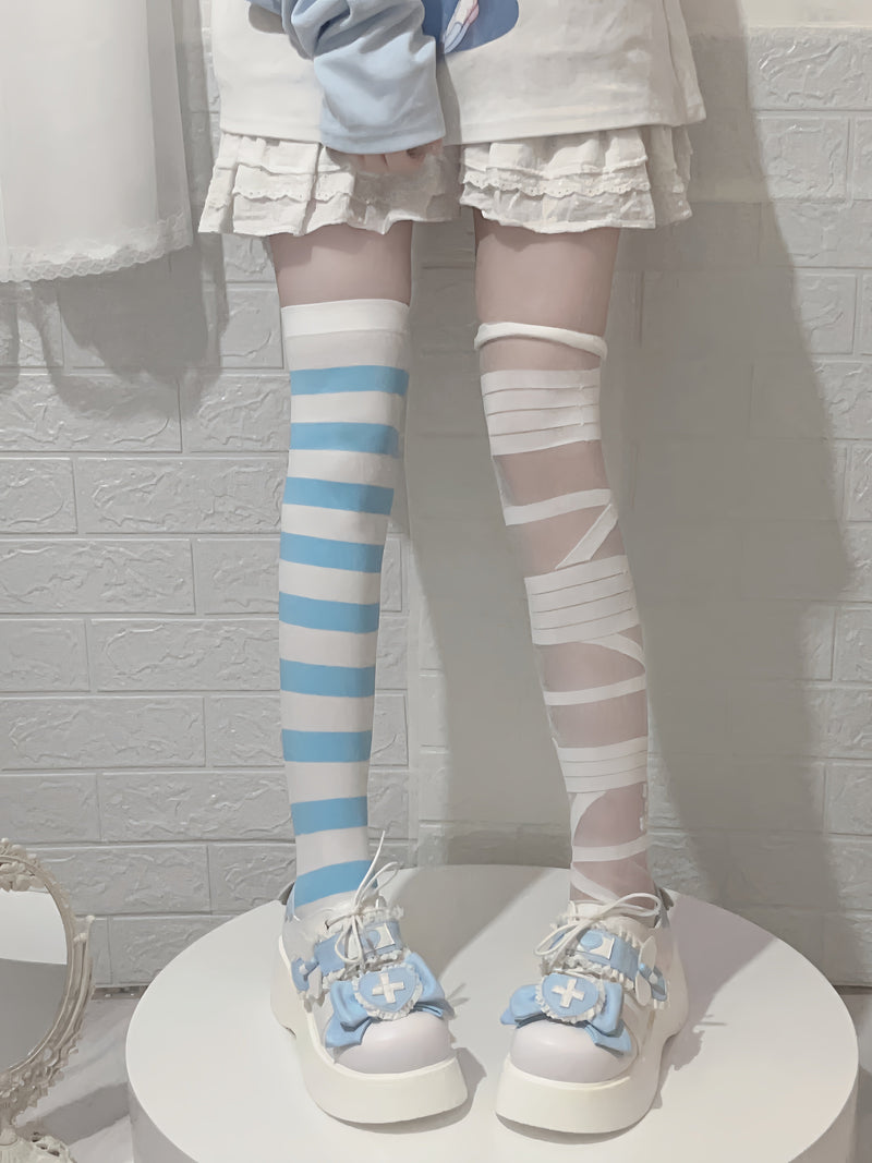 [angel Style] Love Medical Band-aid Platform Shoes